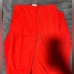 Red Flare Pants | Red suit | red pants | red dress pants | 2pc suit | coord set